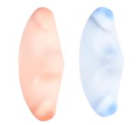 Healvian 2 Pièces Repose-pinceaux en Verre Cristal Élégant et Compact, Support Stable pour Instrument de Calligraphie, Accessoire Décoratif pour Atelier de Calligraphie