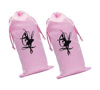 Healvian 2 pièces Sac de Rangement pour Chaussures de Ballet Pochons à Cordon Sacs pour Pointes et Accessoires de Danse Dimensions