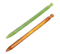 Healvian 2 Pièces Trigger Point Massage Stick Ergonomic Acupressure Pen For Facial Reflexology And Foot Massage Portable Muscle Tool For Deep Tissue Relaxation
