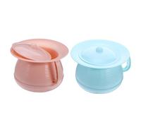 Healvian 2 Pièces urinoir portatif urinoirs unisexes pot de pipi pour enfants de camping bassines âgées bouteilles de pipi en plastique pp