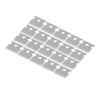 Healvian 20 Lames de Rechange 14X12 MM pour Outil de Sertissage, Acier Cémenté, Lot Complet pour Pinces à Sertir et Dénuder, Adaptées aux Interventions sur Câbles Ethernet