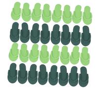 Healvian 20 Lot Chaussons Mousse EVA Confortables et Durables pour Salon de Beauté Spa et Usage Invité Couleur Aléatoire Couleur Aléatoire