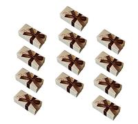 Healvian 20 Pièces Boîte à de Mariage de Pratique pour Festival Couleur Beige Élégant pour Célébrations Couleur
