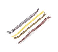 Healvian 20 pièces Lot de Faux Cils pour Poupées DIY Multicolores Noir Marron Doré Accessoires Durables pour Fabrication de Poupées et Garçon Fille