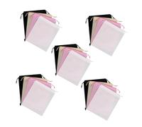 Healvian 20 pièces Lot Rangement Non-tissé Respirant avec Cordon Double Pochettes Anti-poussière Polyvalentes pour Vêtements Chaussures et Accessoires Gain de Place pour Voyage et