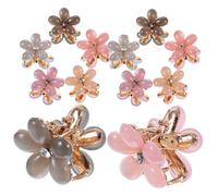 Healvian 20 pièces Mini Clips Fleurs Colorées Accessoires Cheveux pour Filles Pinces à Cheveux Décoratives pour Petites Filles pour Événements et