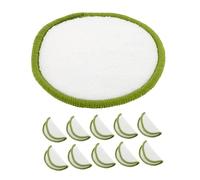 Healvian 20 Pièces Tampon Démaquillant Démaquillants Réutilisables Pour Les Yeux Démaquillant Simple Pour Les Yeux De Démontage De Vernis à Ongles Lavable Bambou Coton