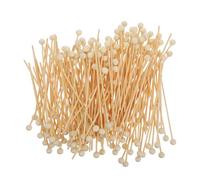 Healvian 200 Bâtonnets en Bois Naturel 18 CM avec Boule Ronde pour Cake Pops Sucettes et Desserts de Mariage - Bâtonnets Décoratifs pour Bonbons Cupcakes et Fontaine à Chocolat Usage