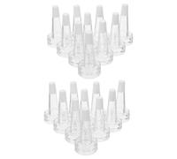 Healvian 200pièces Embouts Compte-gouttes Pour Flacon Laboratoire Bouchon Distributeur Transparent Accessoire Dosage Précis