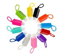 Healvian 20pièces Étui De Protection Silicone Pour Flacon De Parfum Étui Avec Couvercles Colorés Adapté Aux Voyages Et Camping