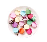 Healvian 24 pièces Mini Pinces à Cheveux de Couleur Macaron Accessoires Adorables pour Filles et Femmes pour Fêtes Aléatoires Couleur Aléatoire Couleur Aléatoire