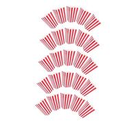Healvian 25pièces Boîtes à Popcorn Rayées Seaux Papier Pour Pop-corn Contenants à Collations Pour Cinéma Et Pique- Pratique Usage Multifonctionnel