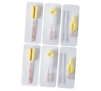 Healvian 2ensembles Set De Brosses De Nettoyage Pour Bouteilles Brosses Longues Pour Tétines Et Biberons Accessoires Pratiques Pour Lavage Des Contenants