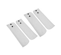 Healvian 2paires Fausses Menottes Blanches Amovibles Style Gothique Dentelle Pour Poignets Halloween Pull Chemisier Manteau