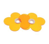 Healvian 2pcs Plaque D'ombrage pour Lampe UV pour Ongles Fleur en Plastique et Silicone Légère Améliore la Précision de Cure pour Salons et Esthéticiennes
