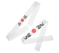 Healvian 2pièces Bandeau De Tête Japonais Pour Femmes Style Ninja Ou Cuisine Sushi Accessoires De Cheveux