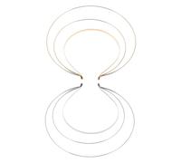 Healvian 2pièces Bandeaux Dorés à Trois Couches Coiffe Couronne Métal Pour Cosplay Costumes Halloween Et Occasions Spéciales