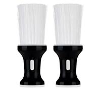 Healvian 2pièces Brosse à Cheveux pour Coiffeur Lot de Brosses avec Poils Doux Outil de Nettoyage pour Nuque Coupe et Dépoussiérage