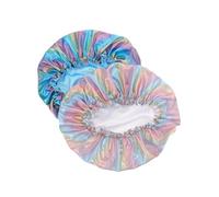 Healvian 2Pièces Chapeau Turban Élastique à Larges Pour Beauté Et Cheveux Accessoire Et Parfait Pour Toutes De Tête