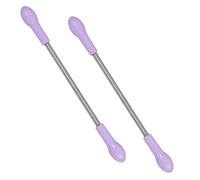 Healvian 2Pièces Épilateur à Ressort Portable Outil Extraction Rapide pour Poils Dispositif Hypoallergénique Acier Inoxydable pour Utilisation à Domicile