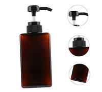 Healvian 2pièces Flacon Distributeur à Pompe Vide Pour Lotion Flacon De Lotion Rechargeable Pour Voyages Et Maison Marron