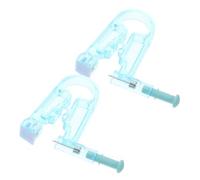 Healvian 2pièces Pistolet Percing Oreille Jetable Kit Piercing Doux Sans Compact Portable Pour Garçon Fille Et Adultes Outil Percage Sécurisé Et Facile Utilisation à Domicile Salon Ou Voyag