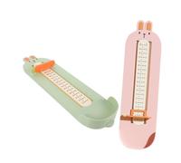 Healvian 2pièces Règle De Mesure De Pied Pour Garçon Fille Appareil De Mesure De Chaussures Pour Garçon Fille Pour Jauge Pour Nourrissons à Usage Domestique