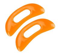 Healvian 2pièces Resin Moon Shaped Massage Scraper for Face and Body Smooth Edges Guasha Board for Neck Back Shoulders and Feet Handheld Manual Massage Tool