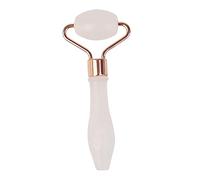 Healvian 2pièces Roller De Massage Pierre De Jade Pour Visage Outil Beauté Portable Anti-âge Pour Femme Accessoire De Soin De Peau Relaxant Et Raffermissant Blanc