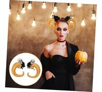 Healvian 3 Barrette Corne de Mouton avec Accessoire Cheveux Femme et Durable pour Cosplay Halloween Costume Vampire et Déguisée