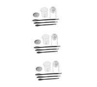 Healvian 3 Ensembles Kit de Réparation Diy avec Moule Silicone et Beakers de Mesure Outils Pratiques pour Réparer Vos Rouges à