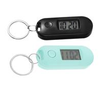 Healvian 3 Ensembles Montre Électronique Porte-Clés Montres Portables Montre Électronique De Poche Numérique Enfants Porte-Clés Montre De Poche Étudiants Porte-Clés Étudiants 2 pièces * 3