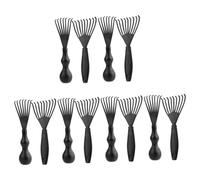 Healvian 3 Ensembles Scrubber Démêlant Solution De Nettoyage De Peigne Poil Hair Brush Pour Brosse À Cheveux Outil De Nettoyage De Brosse À Cheveux Plastique Black 4 Pièces * 3