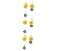 Healvian 3 Paires De Boucles D'Oreilles À Motif Floral Pour Femmes Breloques Pendantes Bijoux En Forme De Marguerite Boucles D'Oreilles les Rétro