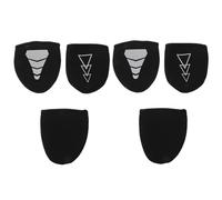 Healvian 3 Paires Lot de 3 Couvre-Chaussures de Cyclisme Coupe-Vent en Néoprène Imperméable, Protège-Chaussures Thermiques Isolation Thermique pour Vélo Route, Antidérapants et Adaptés pour