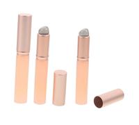 Healvian 3 Pièces Applicateurs à Silicone avec Embout Rond Brosse Portable Outils de Maquillage pour Gloss et Pratique Rose