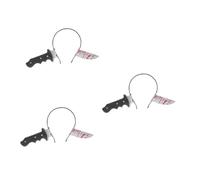 Healvian 3 Pièces Bandeau Couteau Halloween Plastique Durable Accessoire Cheveux Sanglant pour Femmes Compatible avec Divers Costumes Design Original pour Fête et Cosplay