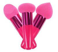 Healvian 3 pièces Beauty Makeup Pens Set Creative Cosmetic Puff With Curved Design For Foundation Application Comfortable Makeup Puff Pen For Natural Finish