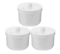 Healvian 3 pièces Boîte de Nettoyage pour Manucure Compacte et Portable Organiseur Outils avec Bac de Trempage pour Accessoires Nail Art pour Usage Professionnel Domicile