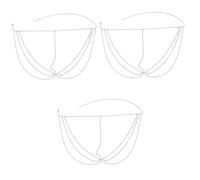 Healvian 3 Pièces Coiffe de bandeau en strass décorations Mariage faire la fête de mariée accessoire cheveux mariée bandeau de bijoux pour le front bandeau strass femme alliage