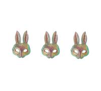 Healvian 3 Pièces de Lapin Adorable Sequins Éblouissants pour Halloween et Pâques Accessoire de Costumes de Cosplay Événements Festifs et Sécurisé