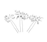 Healvian 3 Pièces De Mariée Cristal Épingle À Cheveux Perle Strass Épingle À Cheveux De Mariage Épingles À Cheveux De Mariage Peigne À Cheveux De Mariée Mariée Cheveux Fourchette Coiffes