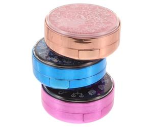 Healvian 3 Pièces Étui à Lentilles de Contact et Compartiments Individuels | Design Constellation Élégant, Coque Mate Anti-empreintes, Outil de Retrait Inclus, pour Voyage et Bureau