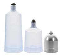 Healvian 3 Pièces Flacons D'aérographe pour Airbrush Paint, Plastique Métal