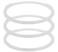 Healvian 3 Pièces Joint Torique en Caoutchouc Performance Fiable Accessoire Blanc Solide pour Réservoir D'eau de Vaporisateur Facial pour Soins Professionnels Visage
