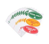 Healvian 30 Autocollants Pratiques « Essence Seulement » et « Carburant Mixte Seulement » pour Voiture Résistants à L'Usure Couleur Vive Format Autocollant Instructions pour Éviter