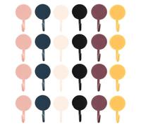 Healvian 30 Pièces Crochets Auto-adhésifs sans Perçage | Installation Rapide, Surface Lisse, Style Simple et Moderne, pour Organiser Murs, Crédences et Vêtements