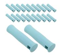 Healvian 30 Pièces Embout de Manche à Balai en Plastique Vert, Pièce de Remplacement Sécurisée pour Manches de Balai et Outils de Nettoyage, pour Cuisines et Salles de Bain