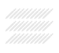 Healvian 30 Pièces Pointes de Stylo Marqueur Peinture 0,7mm Nylon Blanc