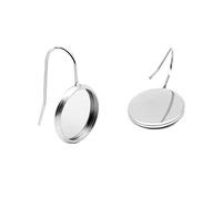 Healvian 30 Pièces Portez Créativité Niveau avec de Supports Acier Inoxydable pour Boucles Oreilles Kits de Fabrication de Bijoux et Accessoires Diy